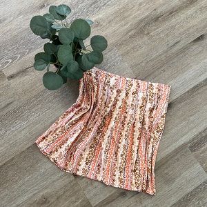 Nordstrom Frenchi Floral Skirt Size Small